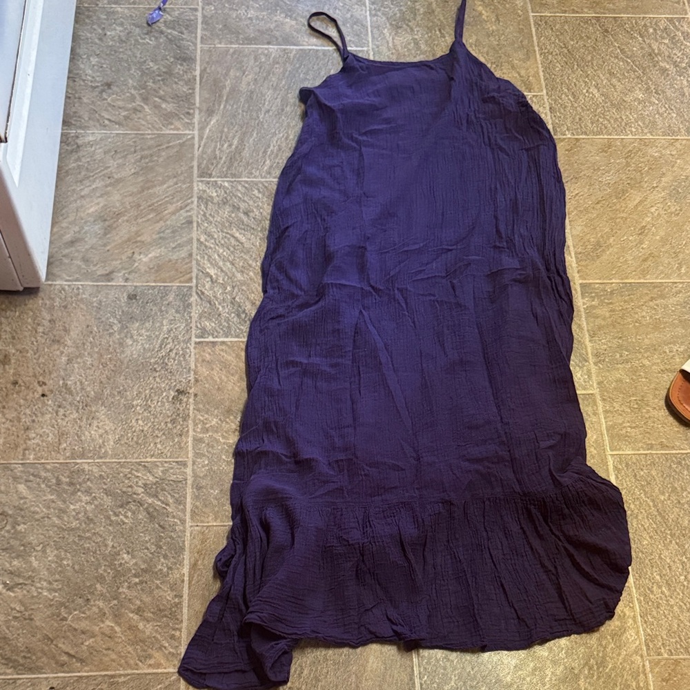 bryn Walker Purple Maxi Dress
